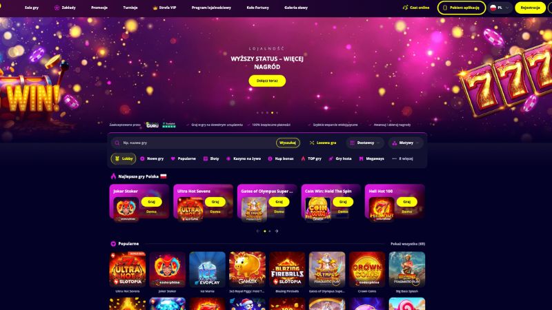 Slotoro Casino screenshot slotów